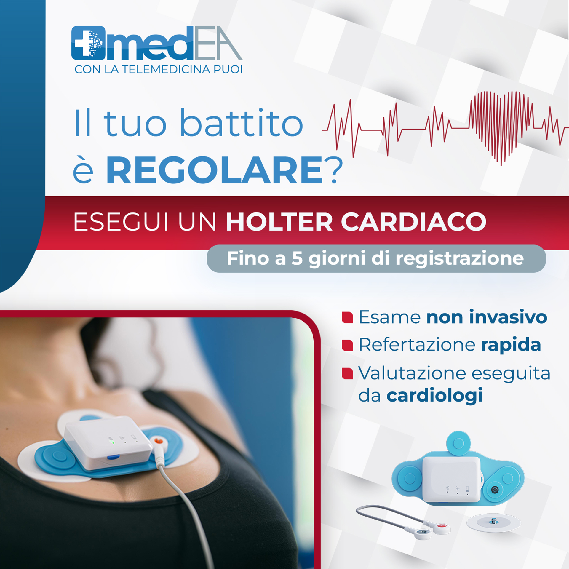 Holter cardiaco patch